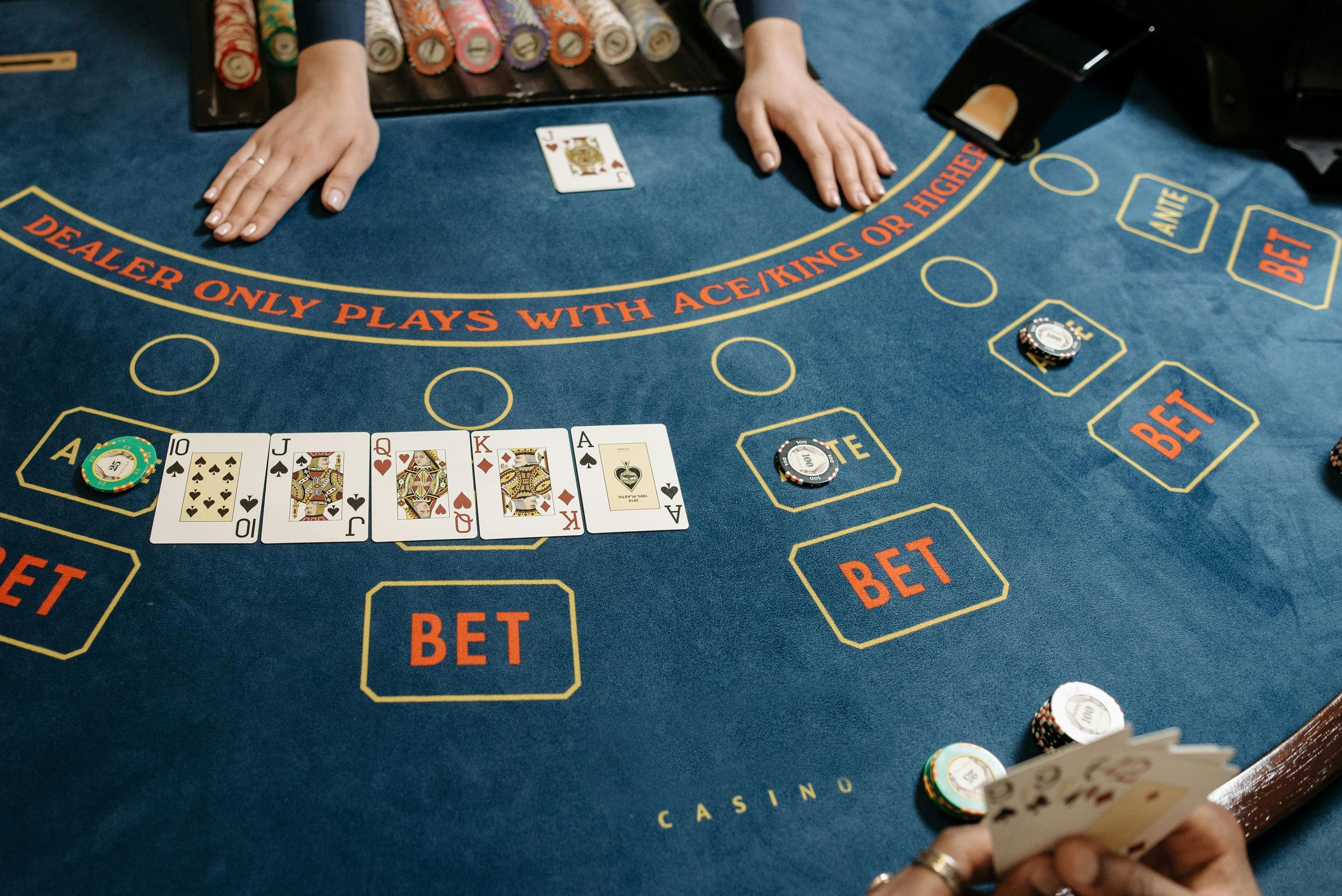 Blackjack Virtual — prévia do jogo